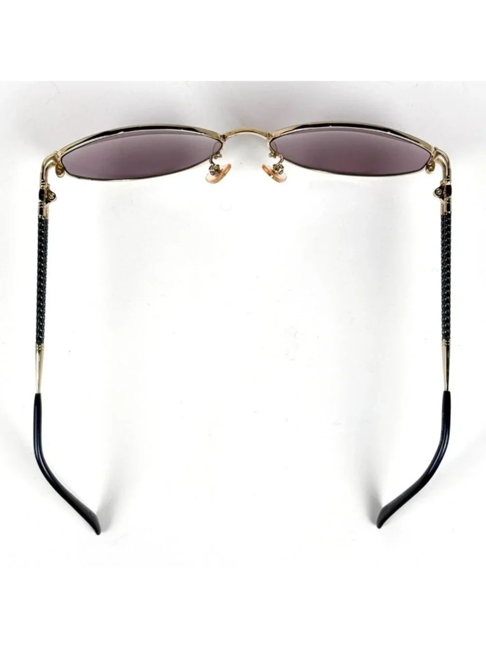 Saint Laurent Sunglasses Eyewear Metal Navy Gold
